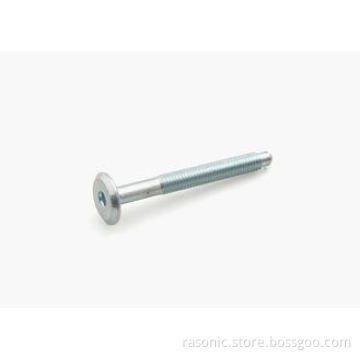 Galvanized Steel M6 1/4" furniture screws and bolts For par